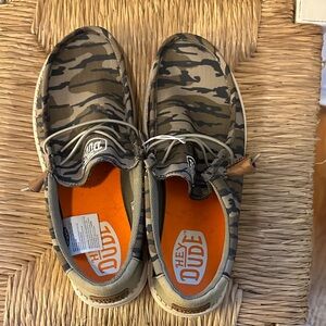 Hey Dude Men's Camouflage Slip-On Loafers